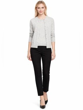 BROOKS BROTHERS Natalie Fit Dress Pant Black Size 8 Women’s